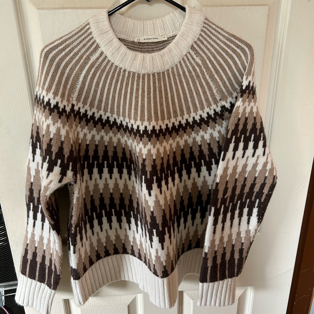 Everlane fair isle sweater